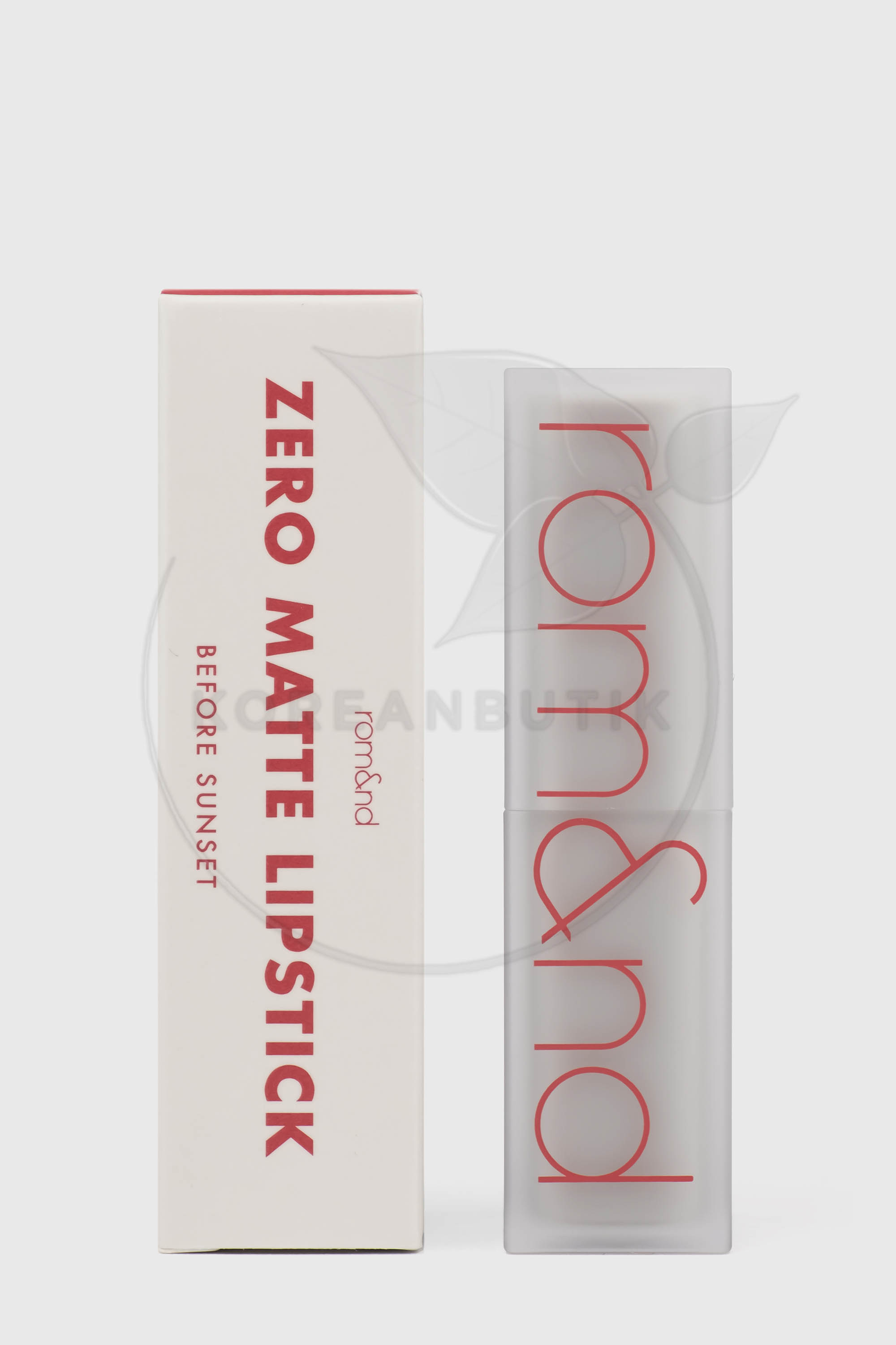 ROM&ND Zero Matte Lipstick 04 Befor..