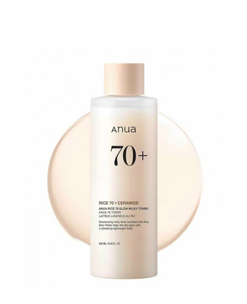  ANUA Rice 70 Glow Milky Toner 250m..