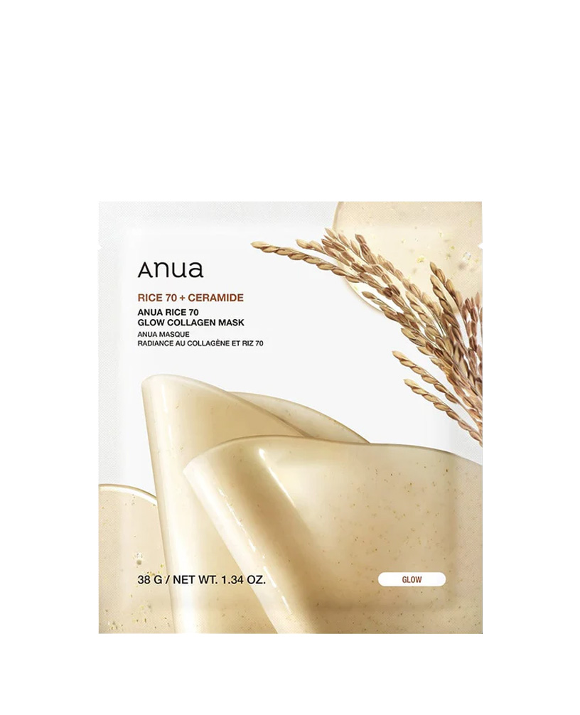  ANUA Rice 70 Glow Collagen Mask..