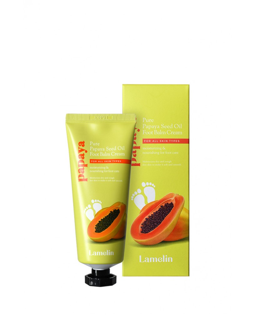  Lamelun Pure Foot Balm Cream Papay..