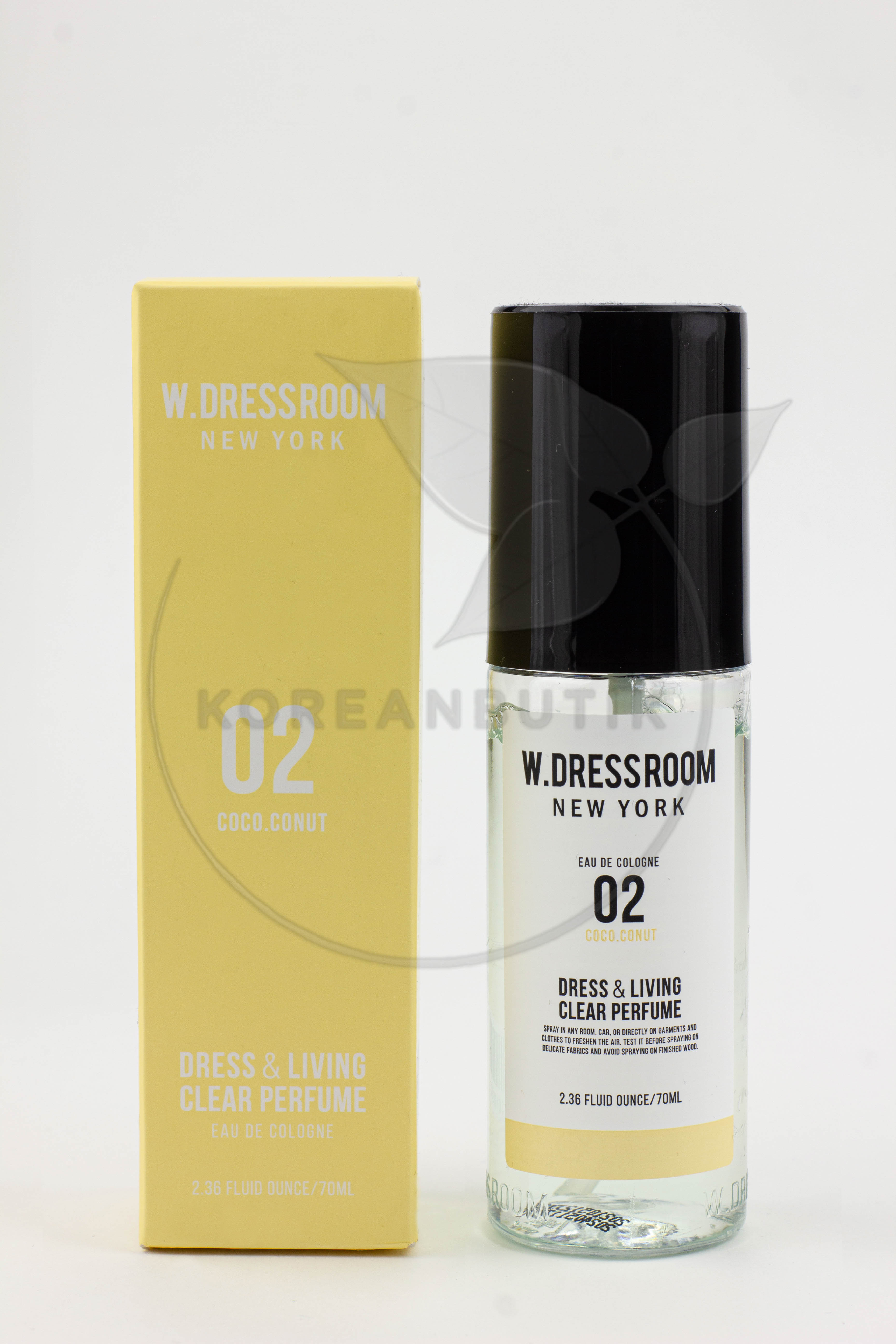  W.DRESSROOM Dress & Living Clear Perfume Coco.Conut No.02 70 ml 