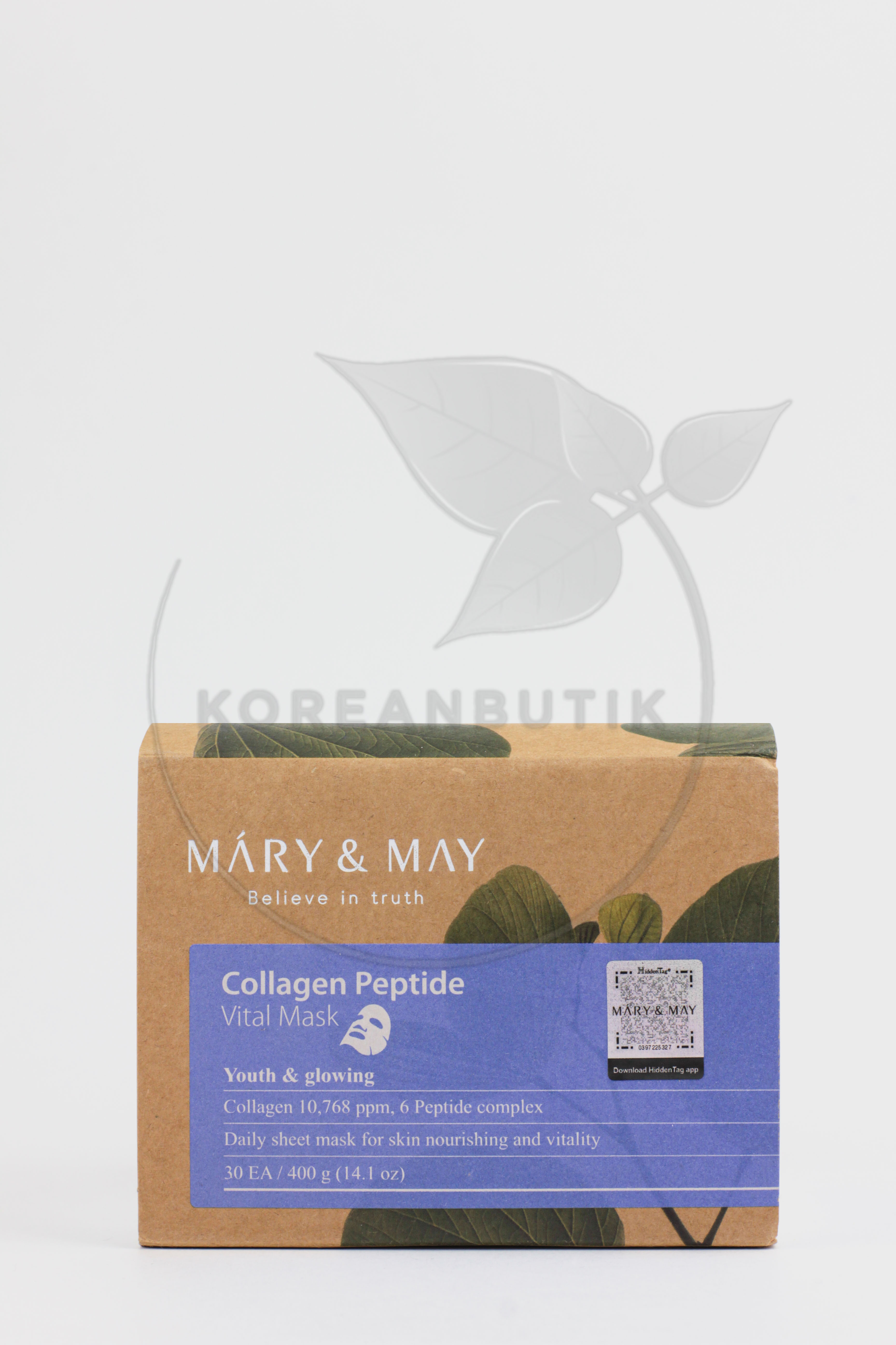  Mary&May Collagen Peptide Vital Mask 30ea 