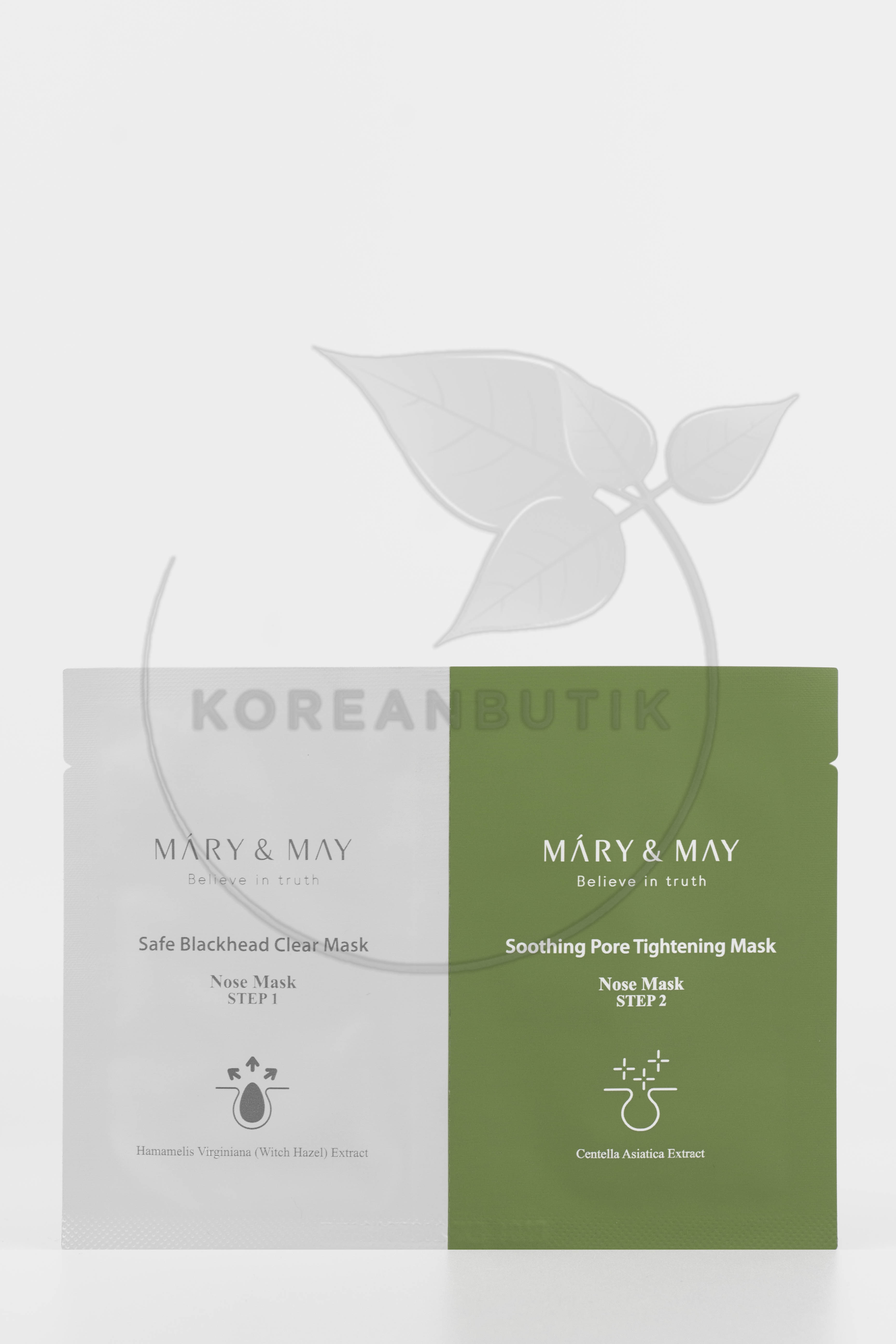  Mary&May Daily Safe Black Head Clear Nose Mask 2*3,5гр 