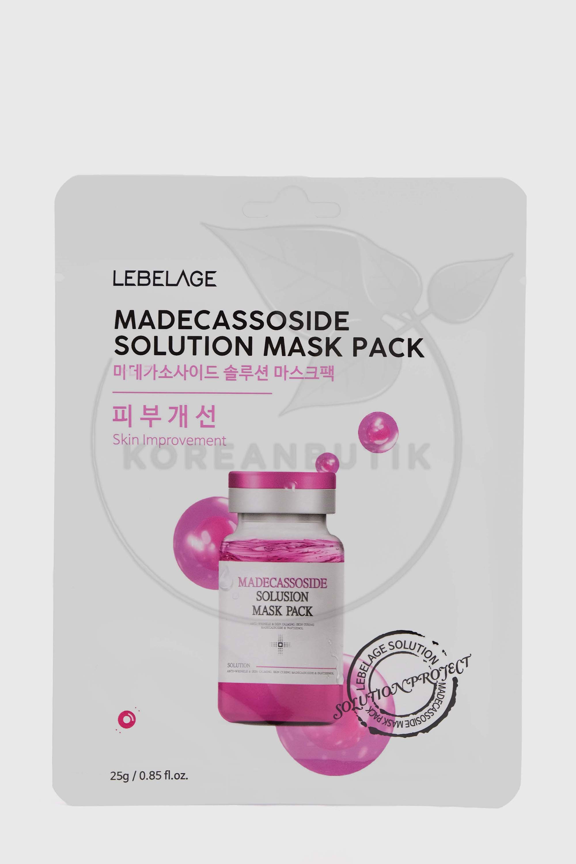  Lebelage Madecassoside Solution Mask 23g 