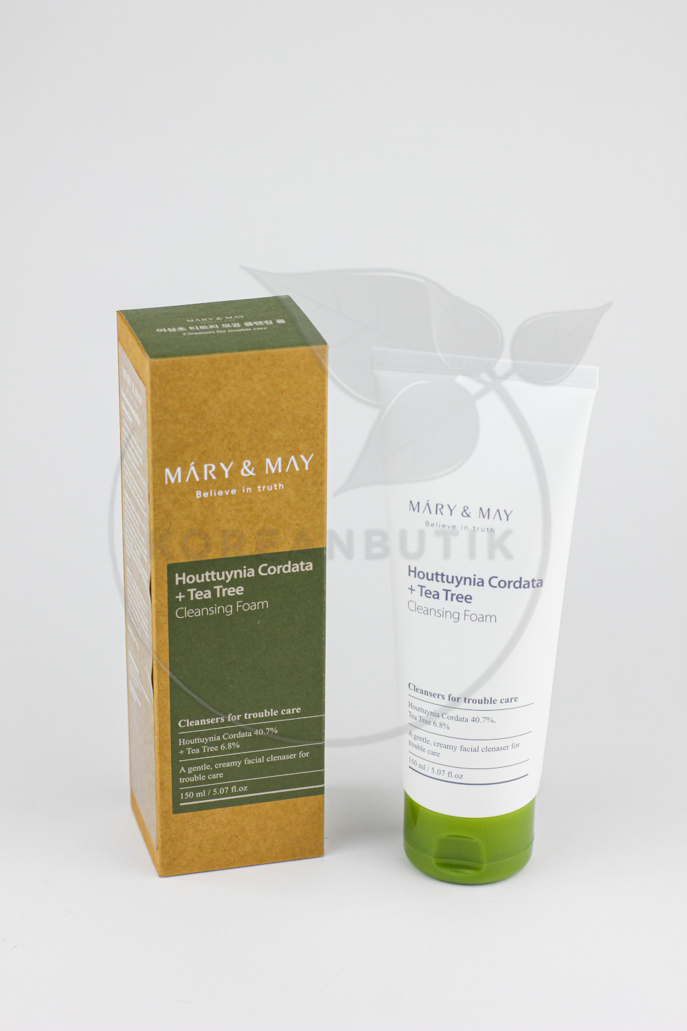  Mary&May Houttuynia Cordata + Tea Tree Cleansing Foam 150ml 