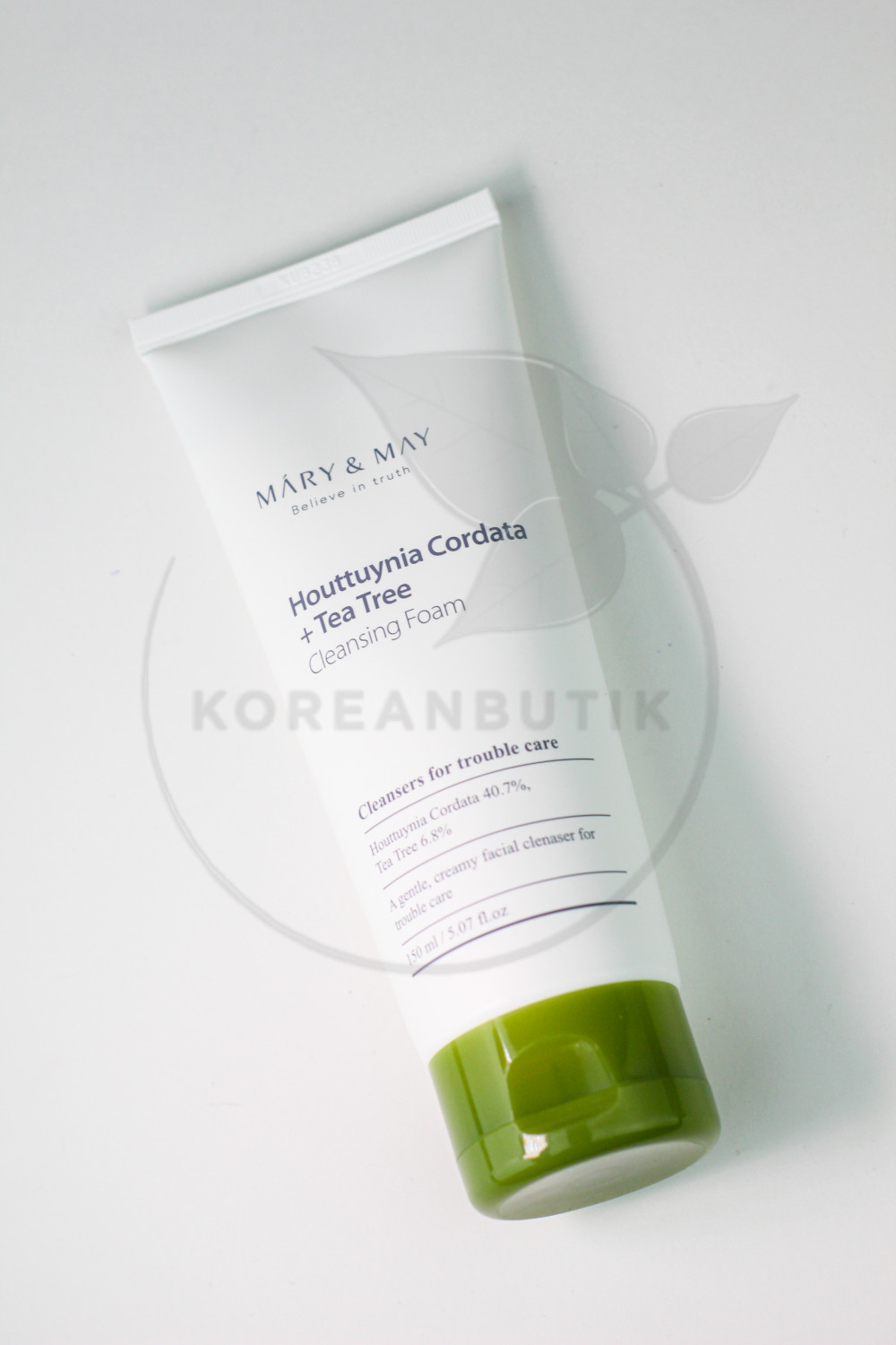  Mary&May Houttuynia Cordata + Tea Tree Cleansing Foam 150ml 